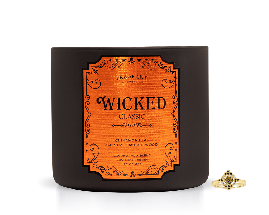 Wicked Jewel Candle – Hidden Ring Inside | Dark Magic Scent