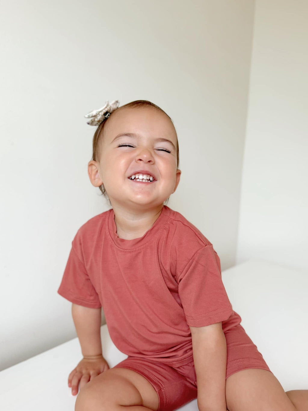 Kids Bamboo Tee & Bike Shorts – Ultra-Soft Separates for Mix & Match Outfits