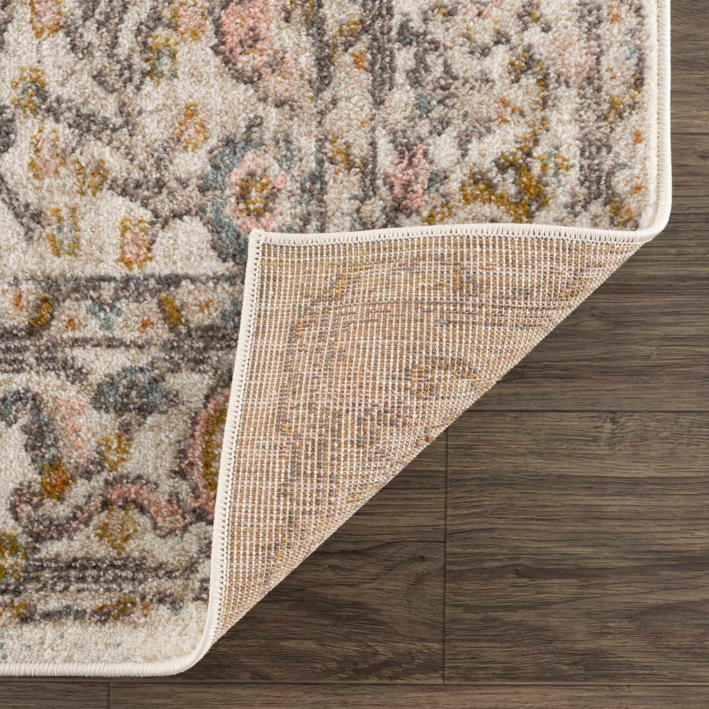 Herstmonceux Traditional Area Rug – Charcoal & Mustard Multi-Color Woven Rug