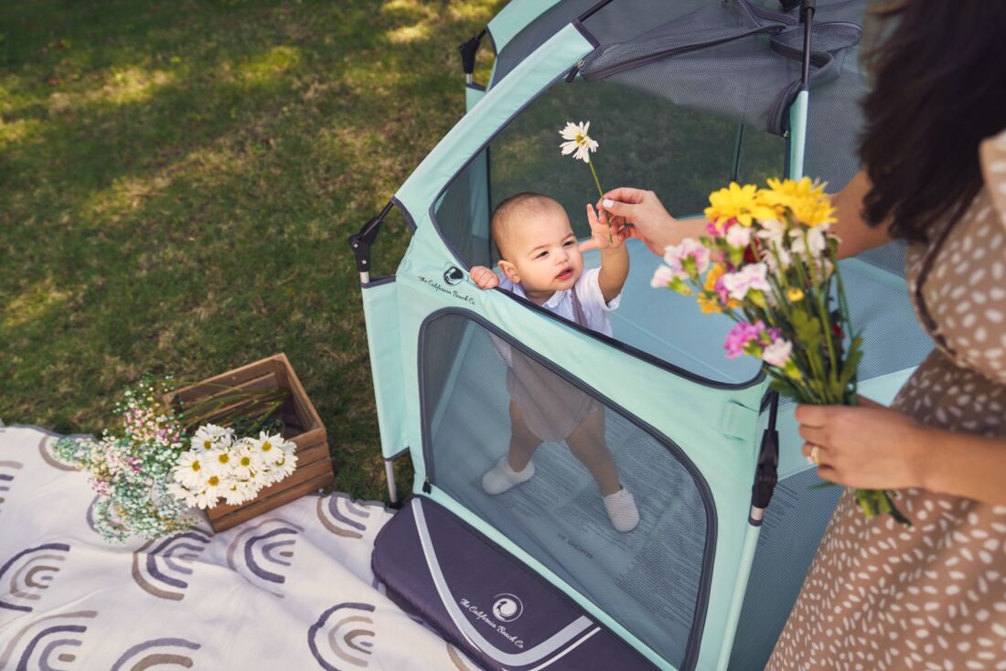 Pop 'N Go Playpen – Portable One-Hand Pop-Up Baby Play Yard with UV Cover