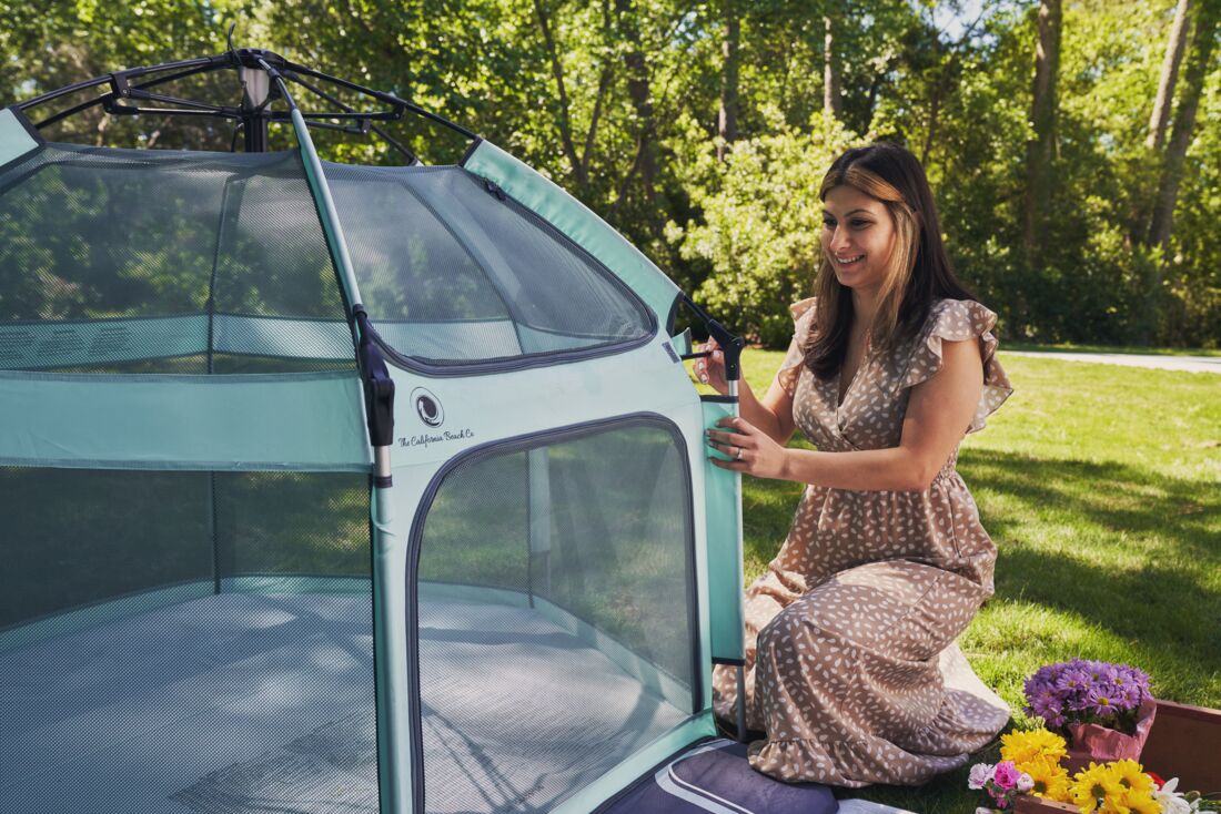 Pop 'N Go Playpen – Portable One-Hand Pop-Up Baby Play Yard with UV Cover