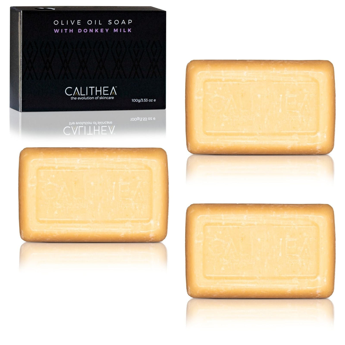 All Natural Olive Oil Soap with Donkey Milk | 3-Pack
