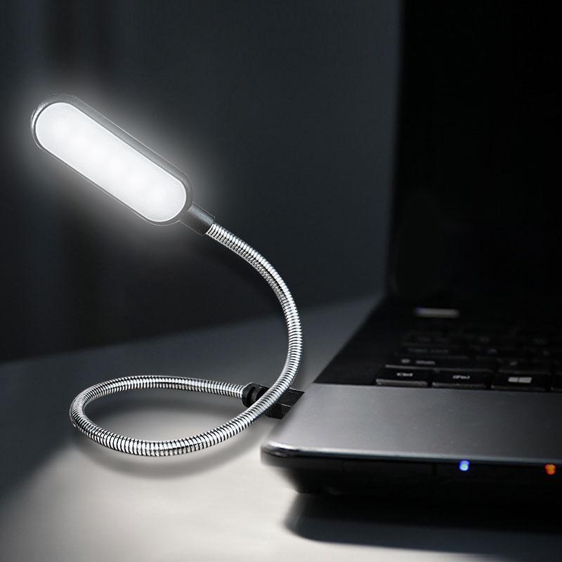 Portable USB Flexible LED Reading Light – Mini Book & Laptop Lamp