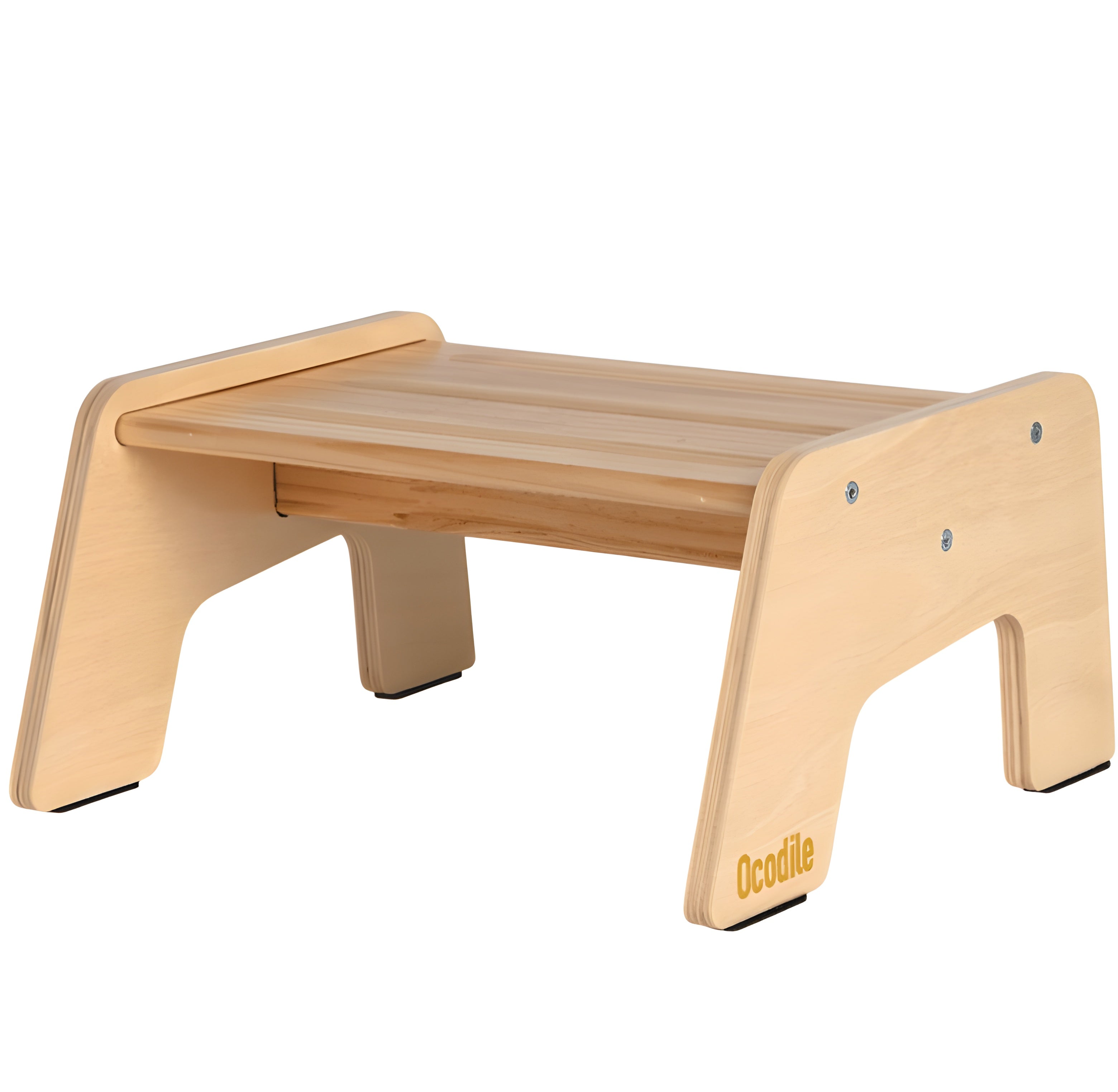 1-Step Wooden Kids Step Stool – Non-Slip for Kitchen, Bath & Potty Training