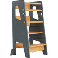 Montessori Toddler Tower – Adjustable Wooden Kitchen Helper Stool
