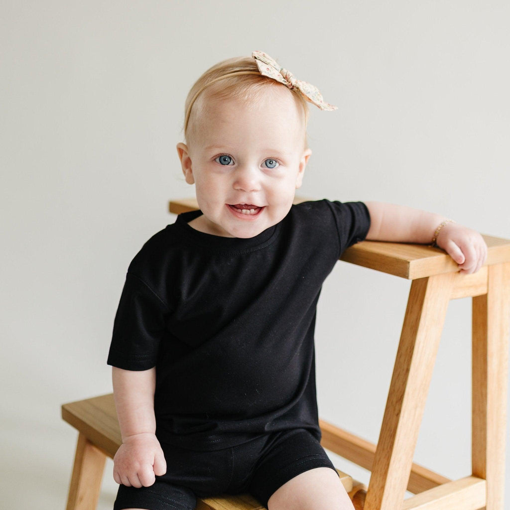 Kids Bamboo Tee & Bike Shorts – Ultra-Soft Separates for Mix & Match Outfits