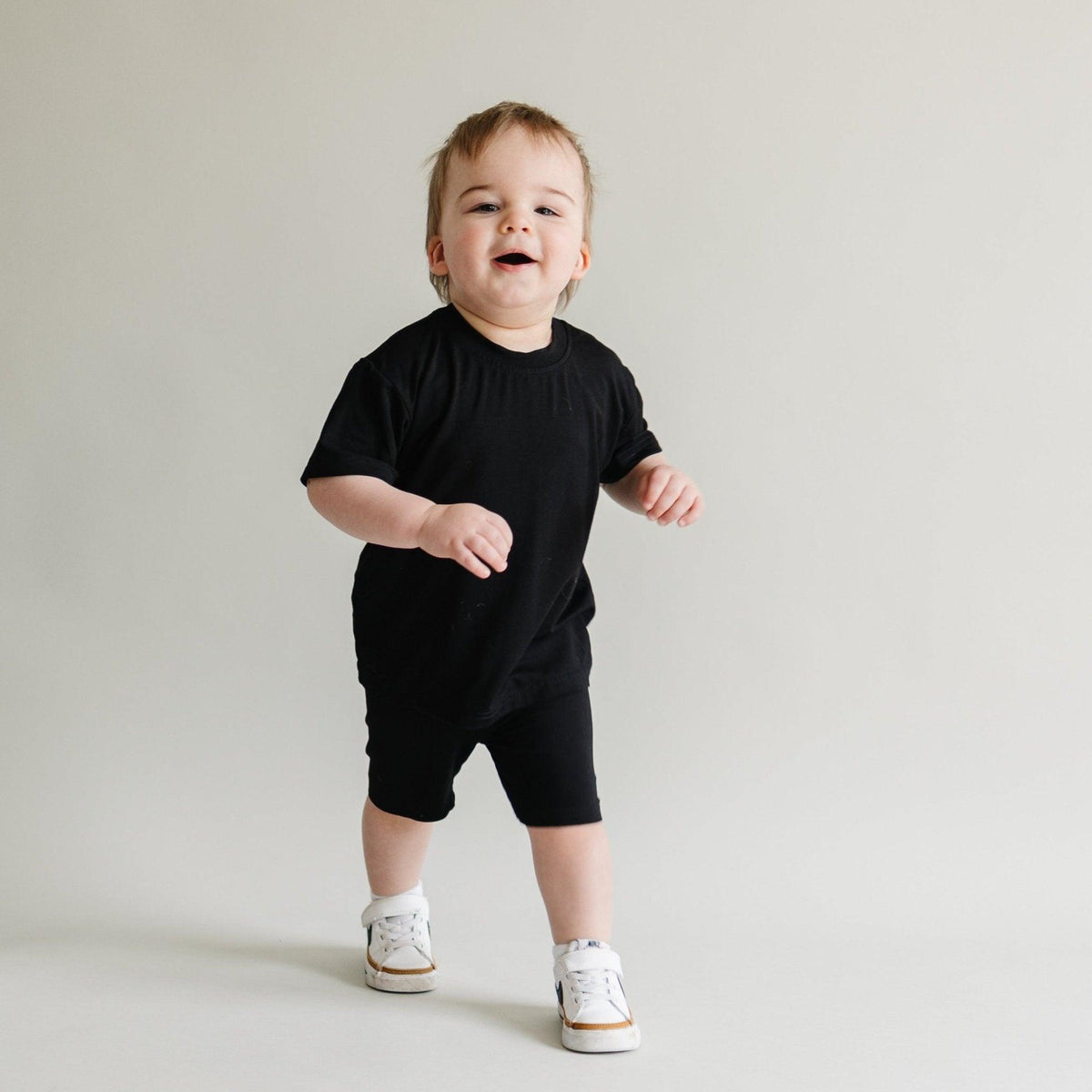 Kids Bamboo Tee & Bike Shorts – Ultra-Soft Separates for Mix & Match Outfits