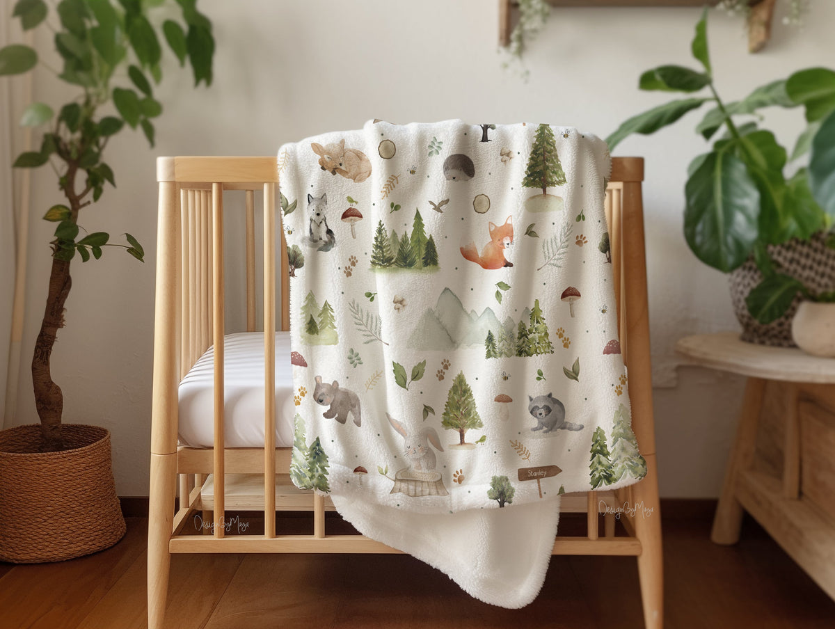 Baby Animals Ducks & Chicks Vintage Baby Blanket – Ultra-Soft Nursery Throw